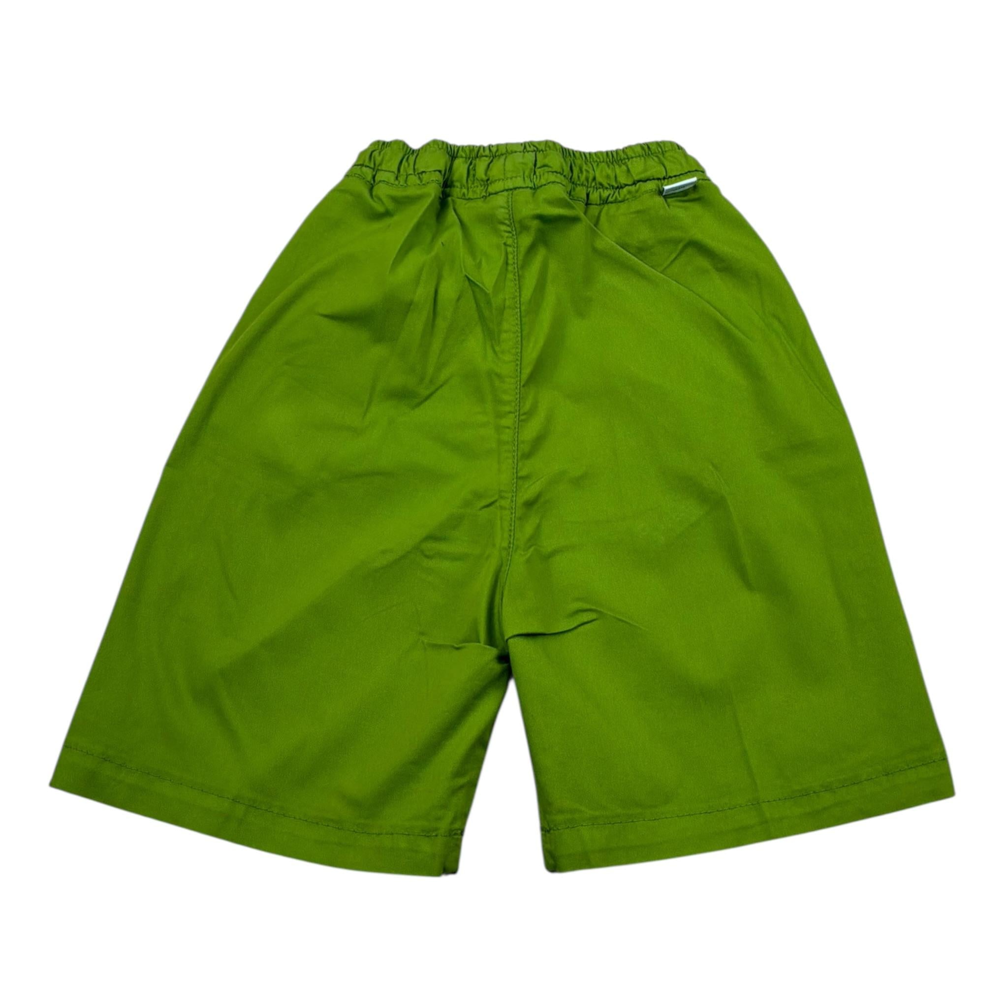 Paolo Pecora Bermuda Tinta Unita con Elastic In Vita per Neonato PP3616N VERDE PAOLO PECORA 