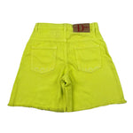 Dou Dou Short In Denim Tinta Unita per Bambina DW6P10Z VERDE DOU DOU 