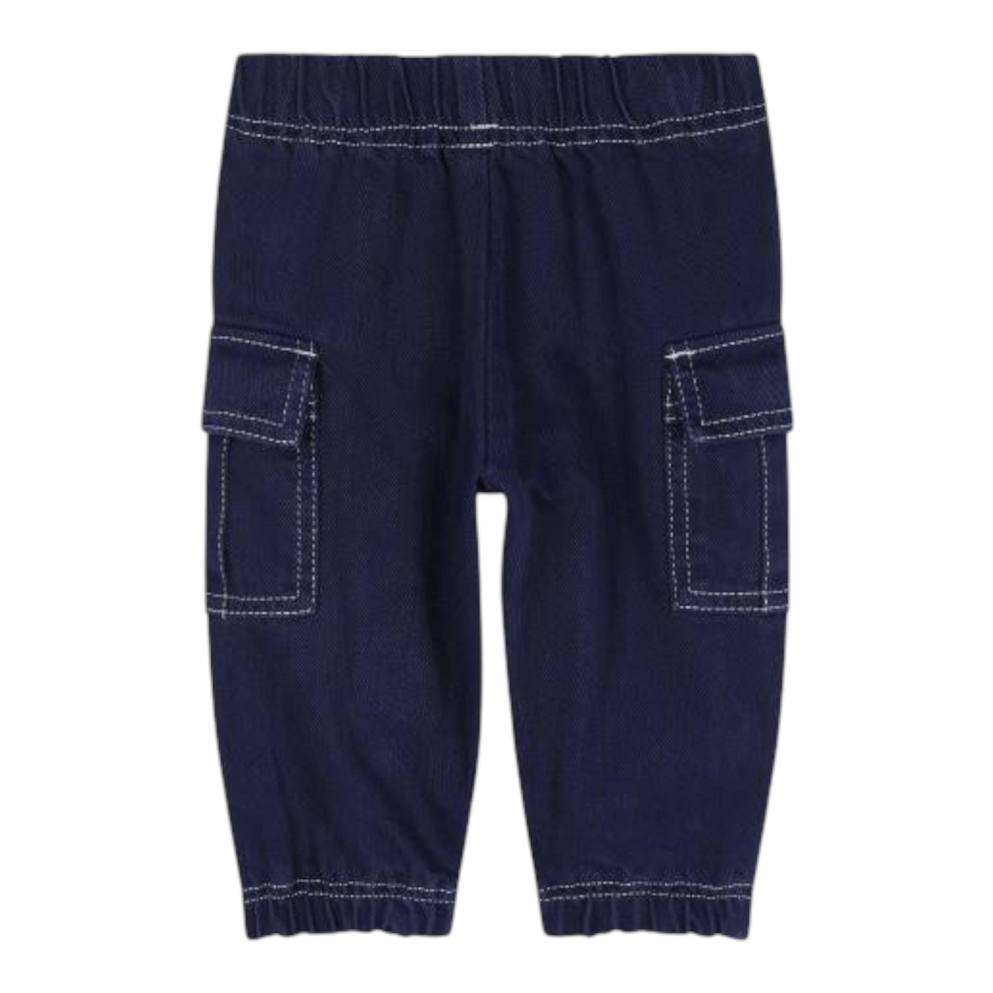 KENZO jeans tinta unita con stampa Blu per Bambino K60512 BLU KENZO 