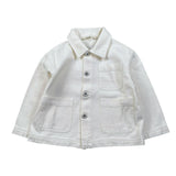 Il Gufo Giubbino Tinta Unita In Denim per Bambino P25GR225J0044 PANNA IL GUFO 