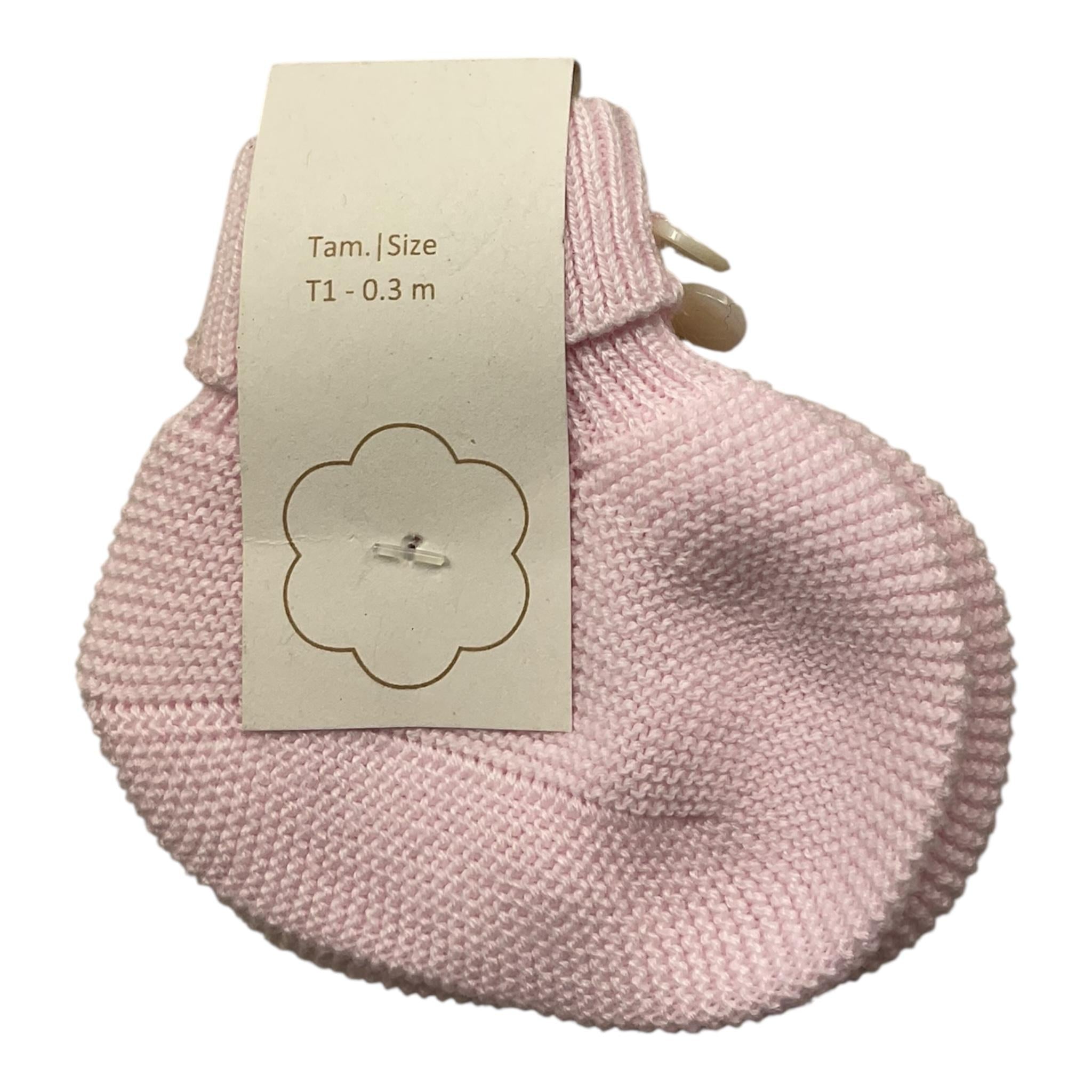 WEDOBLE babbucce tinta unita con logo Rosa per Neonata V2210345A ROSA WEDOBLE 