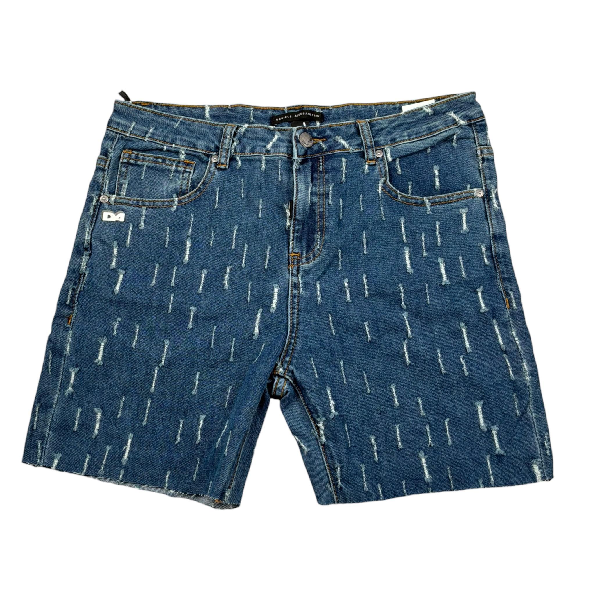 Daniele Alessandrini Jeans Tinta Unita con Strappi per Bambino 1235PD002577 BLU DANIELE ALESSANDRINI 