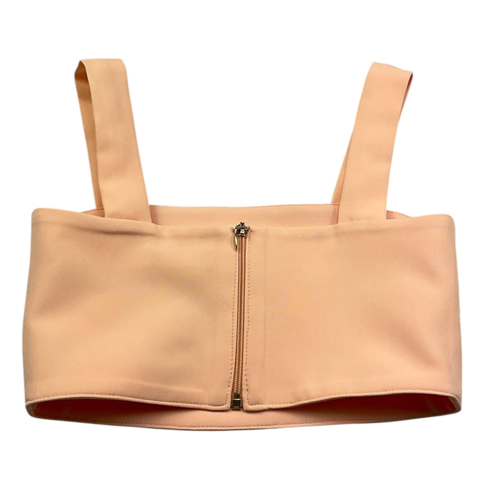 Fun & Fun Top Tinta Unita con Applicazione per Bambina FCBTP01139 SALMONE FUN & FUN 