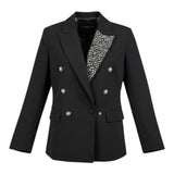 John Richmond Giacca Tinta Unita con Borchie per Bambina RGP26108GC NERO JOHN RICHMOND 