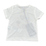 Please T-Shirt Girocollo tinta unita con Stampa Bianco per Neonata MBB3030G27 BIANCO PLEASE 