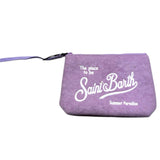 Saint Barth Pochette Tinta Unita con Stampa per Bambina ALI0003 LILLA SAINT BARTH 