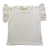 Babe & Tess T-Shirt Girocollo Tinta Unita per Bambina 21518124 BIANCO BABE & TESS 