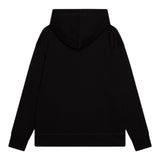 Dsquared2 Felpa Chiusa con Cappuccio Tinta Unita con Logo per Bambino DQ2802 NERO DSQUARED2 