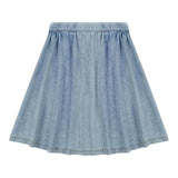 Moschino Gonna Tinta Unita In Denim per Bambina MDJ03L AZZURRO MOSCHINO 