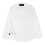 John Richmond Camicia Tinta Unita con Logo per Bambino RBP25028CA BIANCO JOHN RICHMOND 
