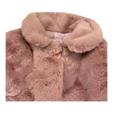 M+E' pelliccia tinta unita con colletto Rosa per Bambina UE1517 ROSA M+E' 