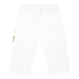 Moschino Pantalone Tinta Unita con Elastico In Vita per Bambino MUP05CX BIANCO MOSCHINO 