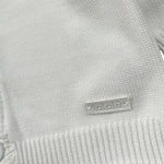 Lalalu' Cardigan tinta unita con Logo Bianco per Neonata MGL1P BIANCO LALALU' 