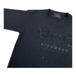JOHN RICHMOND t-shirt girocollo tinta unita con logo Nero per Bambino RGA25037TS NERO JOHN RICHMOND 