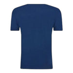 Guess T-Shirt Girocollo Tinta Unita con Stampa per Neonato N3GI02K8HM0 BLU GUESS 