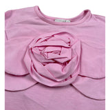 Miss Grant T-Shirt Girocollo tinta unita Rosa per Bambina MG0733 ROSA MISS GRANT 