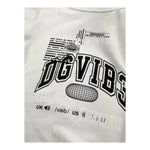 DOLCE & GABBANA felpa chiusa con cappuccio tinta unita con stampa in contrasto Bianco per Bambina L8JWAO BIANCO DOLCE & GABBANA 