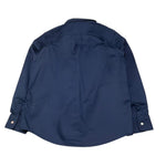 Sun68 Camicia Tinta Unita con Logo per Bambino S35301 BLU SUN68 
