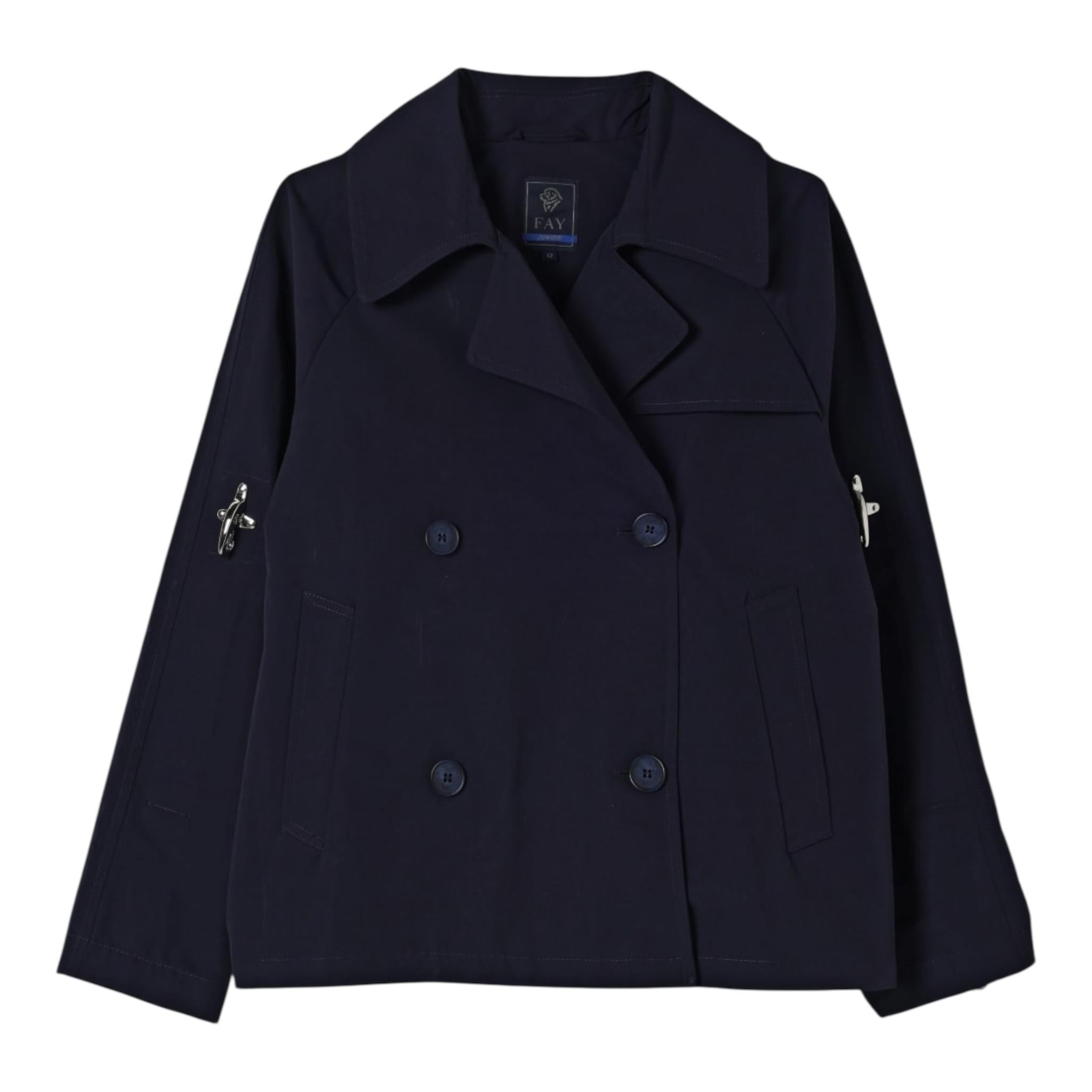 Fay Giacca Tinta Unita per Bambino FW2A17 BLU FAY 