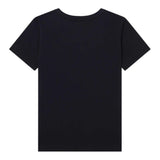 STELLA McCARTNEY t-shirt girocollo tinta unita con stampa Nero per Bambina TV8C81 NERO STELLA McCARTNEY 