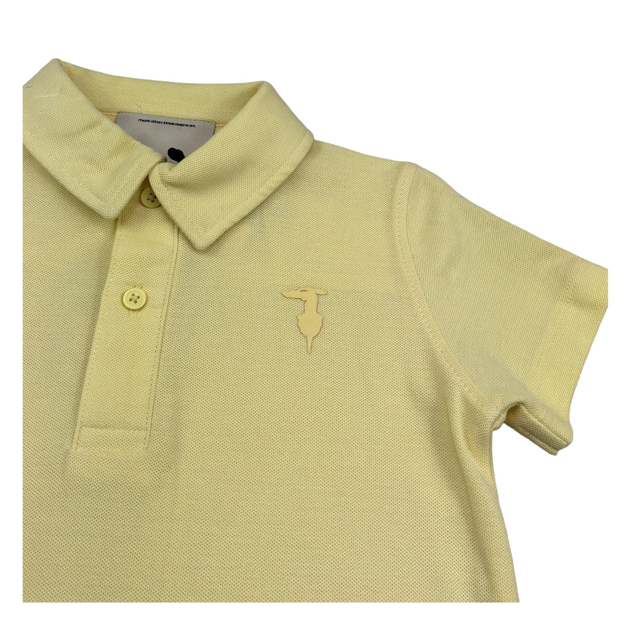 Trussardi Abito Giromanica Tinta Unita per Bambina TGP26006VE GIALLO TRUSSARDI 