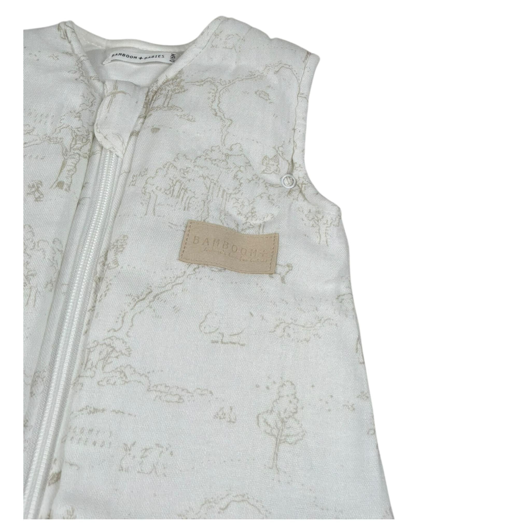 Bamboon+Babies Sacca Tinta Unita con Stampe per Neonato TOG2 BIANCO BAMBOON+BABIES 