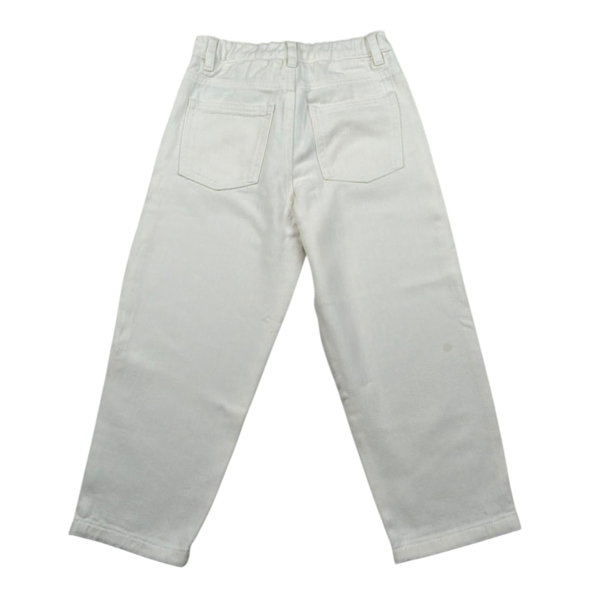 Il Gufo Jeans Tinta Unita con Girovita Regolabile per Bambino P25PL429J0044 PANNA IL GUFO 