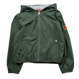 Save The Duck Giubbino Tinta Unita con Zip E Cappuccio per Neonato J30036X VERDE SAVE THE DUCK 