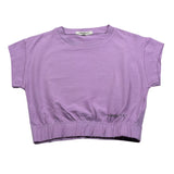 Hinnominate T-Shirt Girocollo tinta unita con Stampa Lilla per Bambina 3646M0114 LILLA HINNOMINATE 