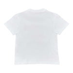 Saint Barth T-Shirt Tinta Unita Girocollo con Stampa per Bambina ELLY00011 BIANCO SAINT BARTH 
