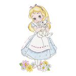 Monnalisa T-Shirt Girocollo Tinta Unita con Stampa per Neonata 39E614 BIANCO MONNALISA 