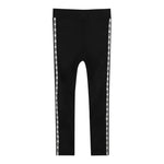 Michael Kors Leggins tinta unita con Profili Logati Nero per Bambina R30408 NERO MICHAEL KORS 
