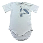 Manuel & Frank Body Mezza Manica Tinta Unita per Neonato MF7223I PANNA MANUEL & FRANK 