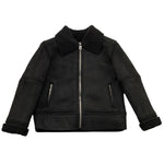 PAOLO PECORA montone tinta unita cn zip Nero per Bambino PP3844X NERO PAOLO PECORA 
