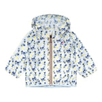 K-Way Giubbino Tinta Unita con Zip E Cappuccio per Neonato K2137YWO BIANCO K-WAY 