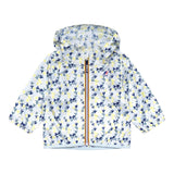 K-Way Giubbino Tinta Unita con Zip E Cappuccio per Neonato K2137YWO BIANCO K-WAY 