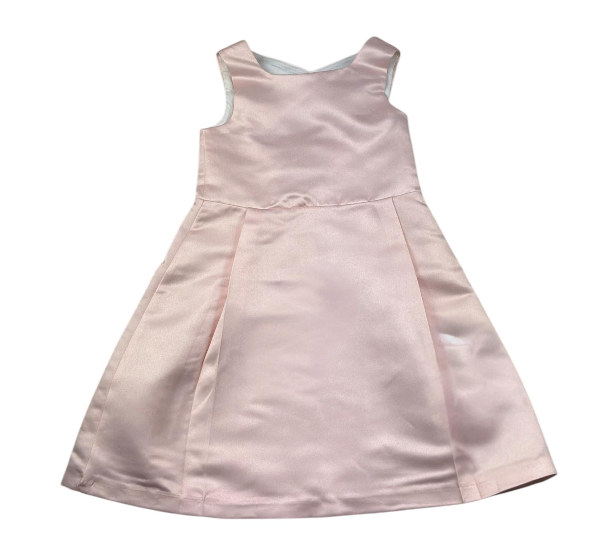 Trussardi Abito Giromanica Tinta Unita con Logo per Bambina TGP26081VE ROSA TRUSSARDI 
