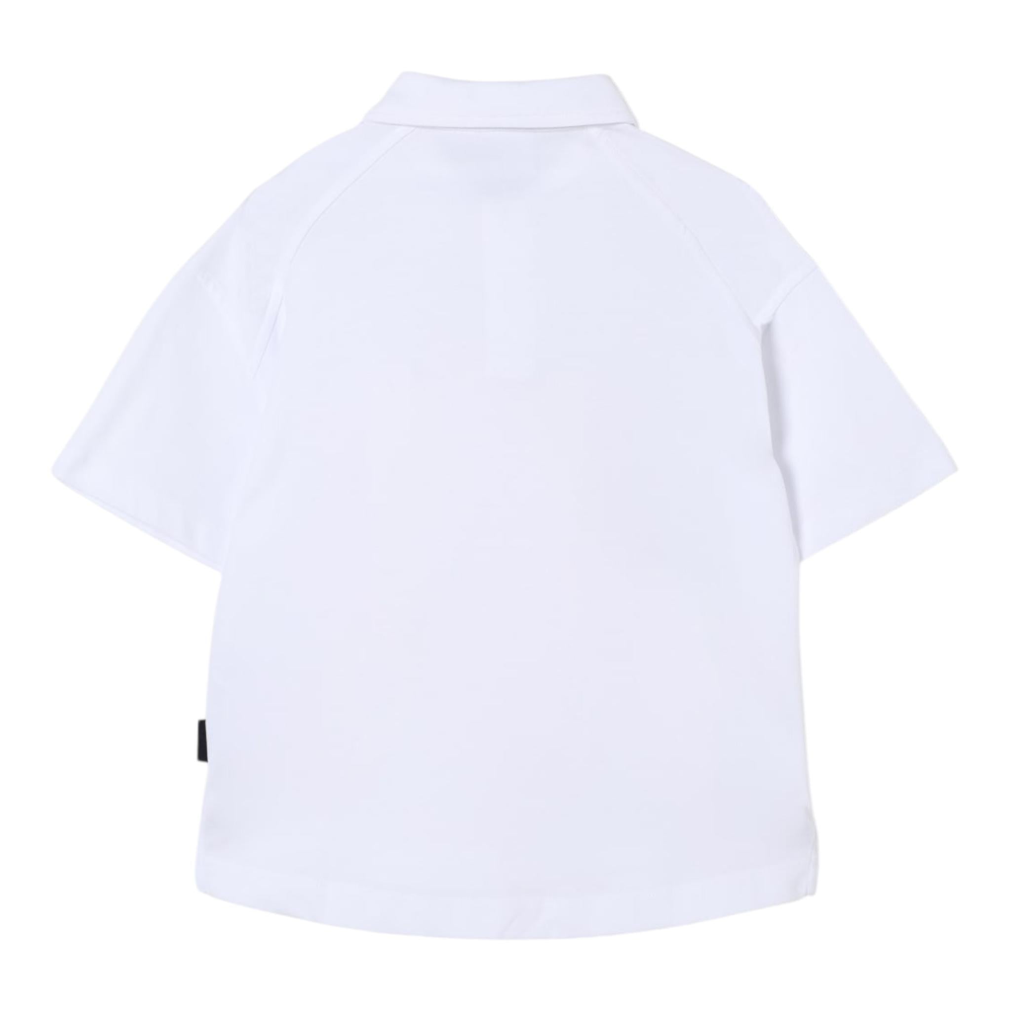 Aspesi Polo Mezza Manica Tinta Unita per Bambino S25005PCM0122 BIANCO ASPESI 