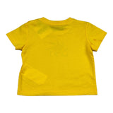 Moschino T-Shirt Girocollo Tinta Unita con Stampa per Neonata MXM047 GIALLO MOSCHINO 