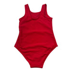 Fila Costume Intero Tinta Unita con Logo per Bambina FAK0423 ROSSO FILA 