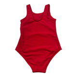 Fila Costume Intero Tinta Unita con Logo per Bambina FAK0423 ROSSO FILA 