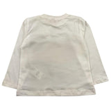 PLEASE shirt girocollo tinta unita cn stampa  Bianco per Neonata ML23030G65 BIANCO PLEASE 