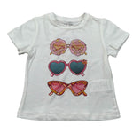 M+E' T-Shirt Girocollo tinta unita con Stampa Panna per Bambina UE1860XXX PANNA M+E' 