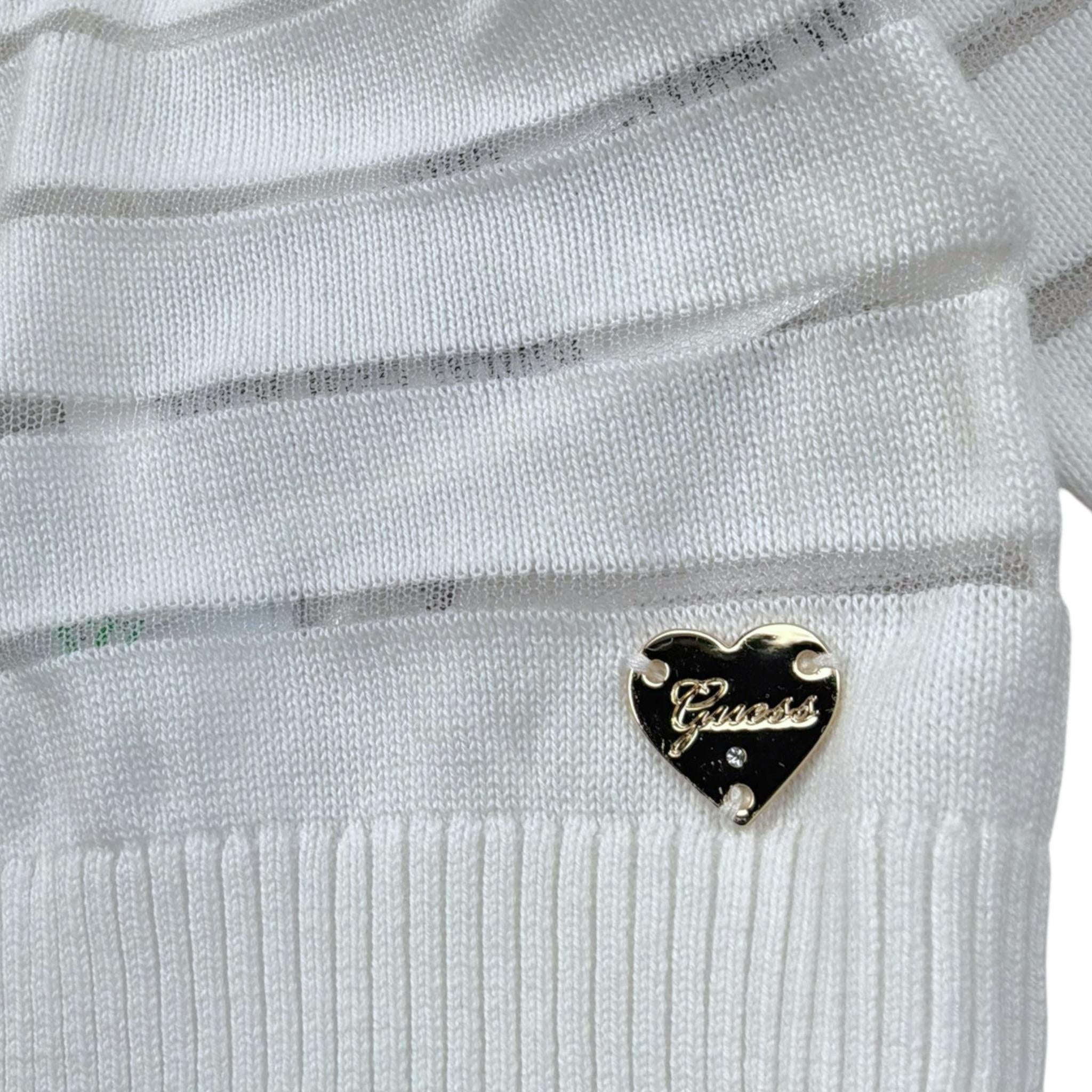 Guess Cardigan Tinta Unita  per Neonata K5RR04Z3M20 BIANCO GUESS 