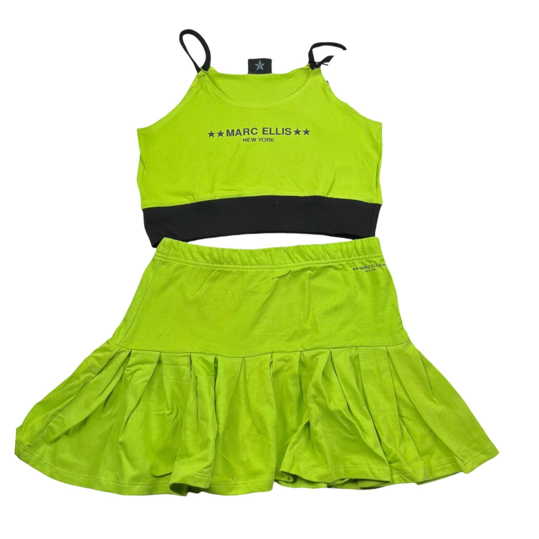 Marc Ellis Completo 2 Pezzi Top-Gonna Verde per Bambina JMJCM01234 VERDE MARC ELLIS 