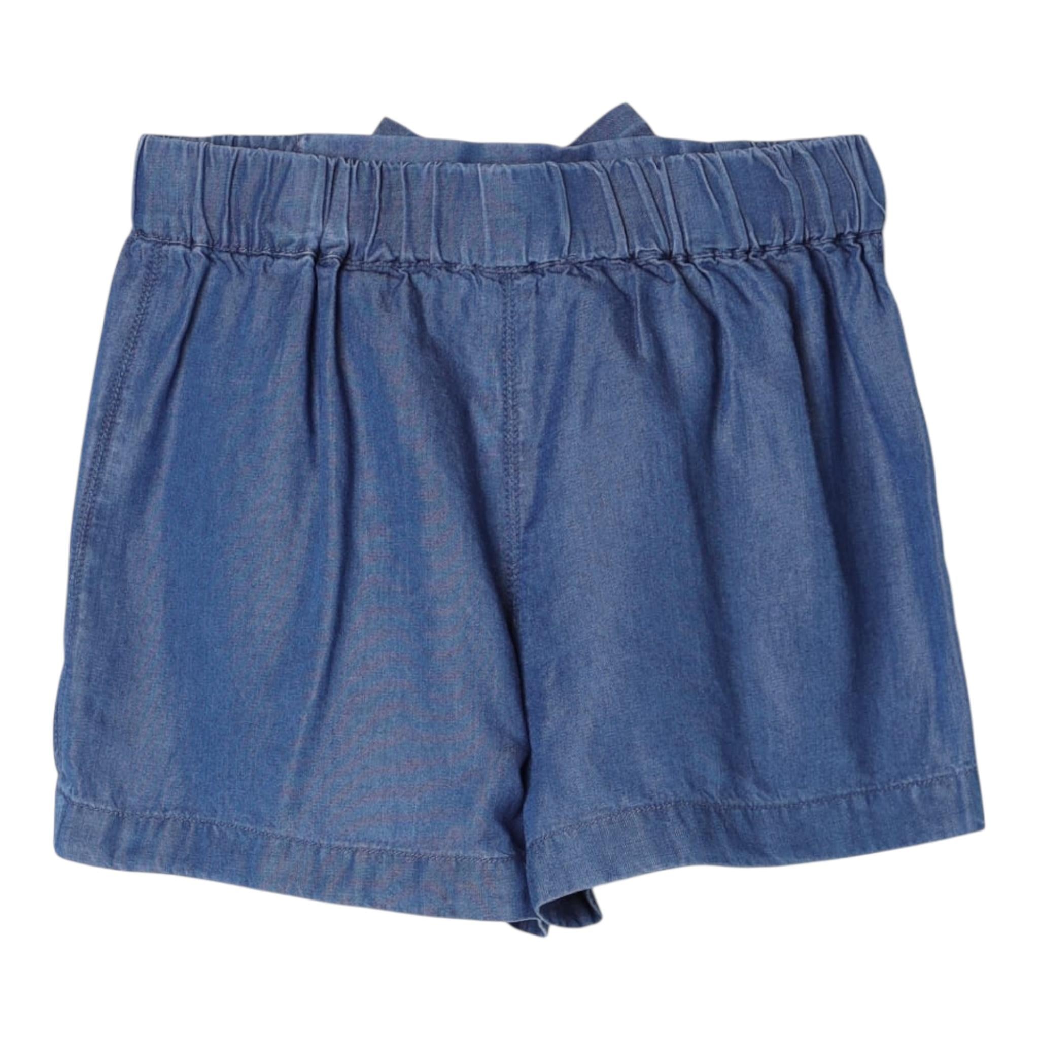 Liu Jo Short Tinta Unita con Elastico In Vita per Neonata KA4079 BLU LIU JO 