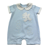 Le Bebe Pagliaccetto Mezza Manica Tinta Unita per Neonato LBB5297 AZZURRO LE BEBE 