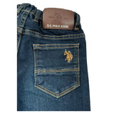 U.S. Polo Assn Jeans Tinta Unita con 5 Tasche per Bambino US41548001 BLU U.S. POLO ASSN 