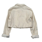 Meilisa Bai Giubbino In Denim Tinta Unita per Bambina FLO6386 BEIGE MEILISA BAI 