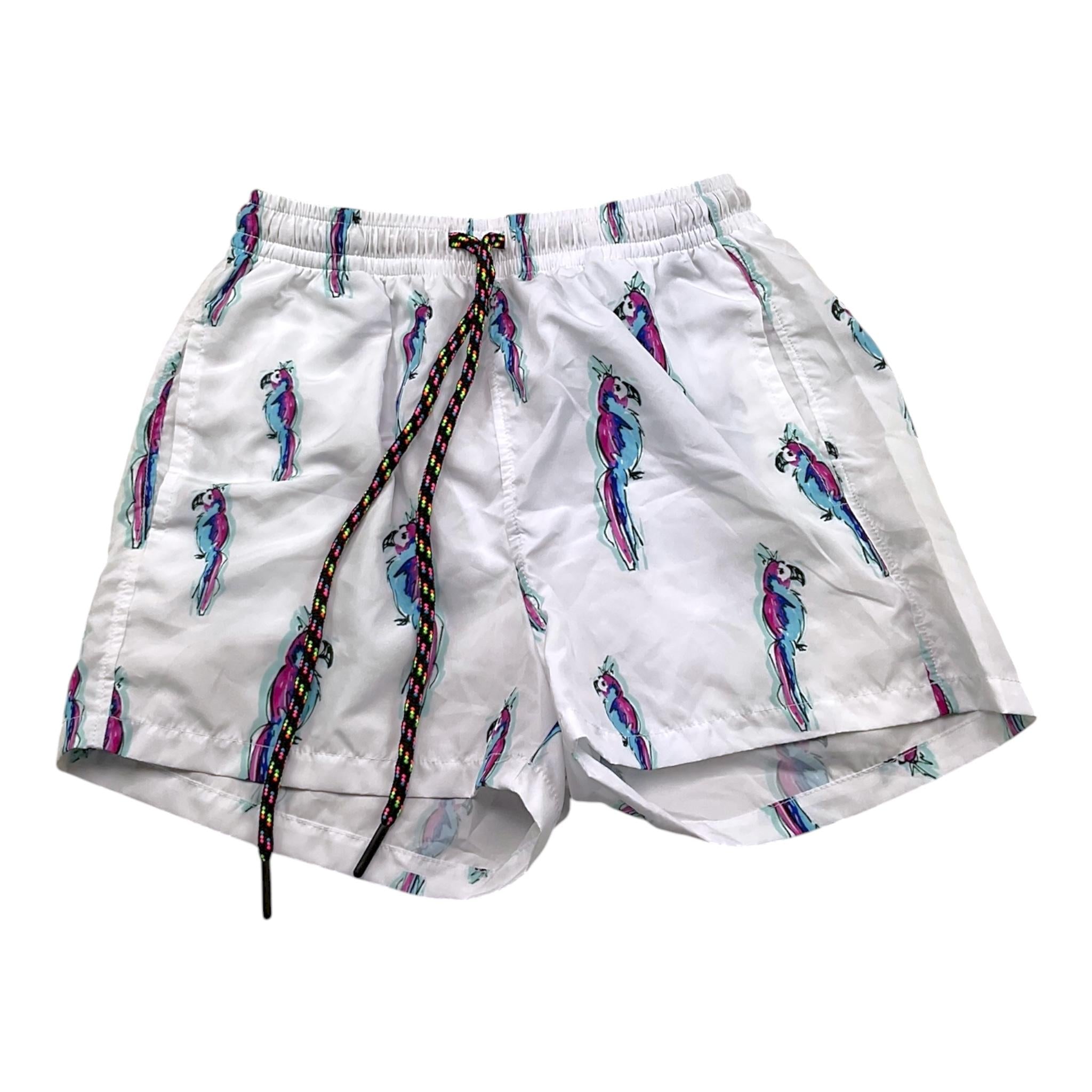 Nosbeachwear Costume Modello Boxer Tinta Unita con Stampa per Bambino P23B BIANCO NOSBEACHWEAR 